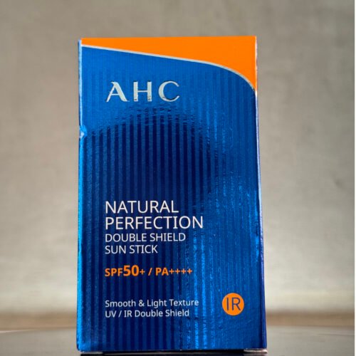 Ahc - Protetor solar - Natural perfection double shield sun - stick azul - 22g